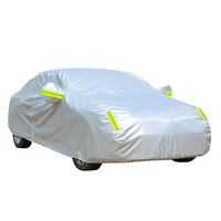 Housse de voiture de luxe en tissu Oxford résistant à l'eau pour l'extérieur, protection UV, anti-rayures, isolation solaire, protège la peinture de la voiture