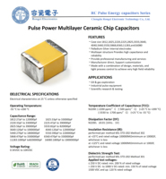 Condensateur à impulsions 1,2uF 500V N2200 adapté à divers circuits à impulsions haute énergie.