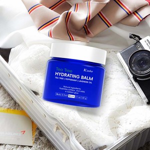 Venta al por mayor de crema de bálsamo de aceite de árbol de té para el cuidado de los pies del cuerpo Natural calmante hidratante cuidado de la piel para la piel seca y agrietada fabricante - Product Image 1