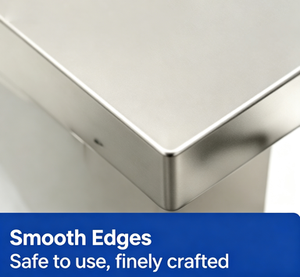 Commercial Stainless Steel Inlet Table Single Bowl Sink <b>Work</b> Table Drainboard Kitchen Prep <b>Station</b> Restaurant Catering Washing - Product Image 4