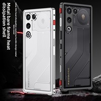Coque pour ZTE Redmagic 11 Air, cadre métallique de luxe, couverture thermique Ultra-mince antidérapante pour Redmagic11 Air, pare-chocs antichoc Funda