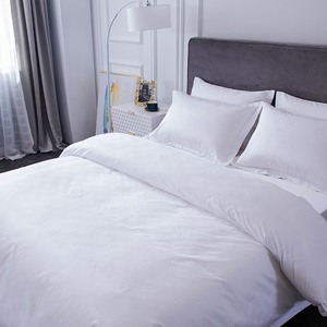 Sábanas de Hotel <span class=keywords><strong>Easton</strong></span> 80/20 de Polialgodón, 300 Hilos, Blancas, Juego de Ropa de Cama de Algodón - Product Image 2