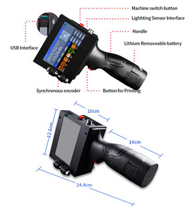 Coditeck <strong>Handheld</strong> Barcode Screen Inkjet Printer Paper Printing Device - Product Image 3