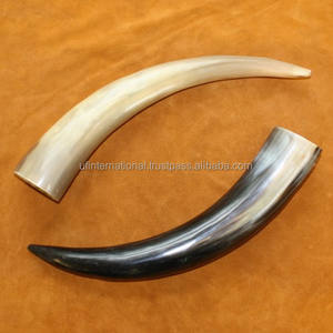 Corne à boire de buffle avec support en cuir et produit fait à la main corne à boire Viking polie corne la plus tendance - Product Image 5
