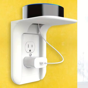 Estante de almacenamiento de carga para teléfono de sala de estar, organizador, estante de salida de baño con interruptor, soportes de plástico - Product Image 4