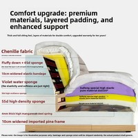 Bestseller Modernes Elektrisches Klappbares Sofa Stoff-Creme-Stil Schlafsofa für Wohnzimmer Schlafzimmer