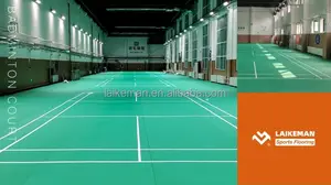 2024 Vinyl Pvc Plastics Floor Sheet For Indoor Sport Badminton Pickleball And Basketball Court Mat