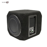 VK MINI8P Caisson de basses Taramps 8 pouces tout-en-un avec amplificateur intégré, radiateur passif unique, 300W RMS, SPL max >90dB, Backroad