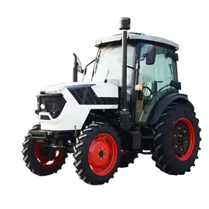 Tractores agrícolas de arranque eléctrico 4x4 90HP para agricultura TRAKTOR trator