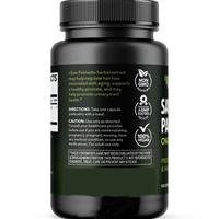 Capsules de Saw Palmetto Bioby OEM pour la santé de la prostate, le soutien urinaire et la maintenance capillaire, marque privée, 500 mg, sans OGM, 100 capsules