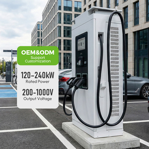 Nouvelle station de recharge pour voitures GBT, borne de recharge pour véhicules électriques à montage au sol, CCS1 CCS2 240 kW OCPP 1.6J IP54, chargeur rapide pour véhicules électriques - Product Image 5