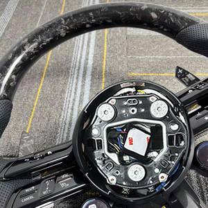 Volant en cuir pleine fleur de haute qualité pour <span class=keywords><strong>AMG</strong></span>, en Alcantara et fibre de carbone, pour Benzs W204 W205 W211 W212 W213 2005 2021 - Product Image 3