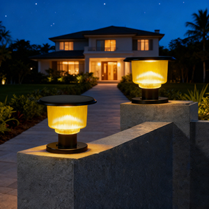 Outdoor IP65 Waterproof Warm White <b>Solar</b> <b>Post</b> <b>Lights</b> Rechargeable Battery 118PCS LED Landscape <b>Lights</b> RoHS Certified - Product Image 1
