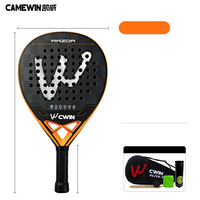 Raquettes de padel professionnelles en fibre de carbone avec logo personnalisé OEM 2026, raquette de padel haute performance 18k