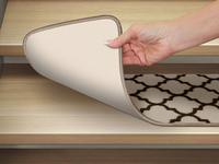 Tapis d'escalier antidérapant moderne en mousse de latex, à poils coupés/bouclés, fabriqué à la machine, pour usage domestique et hôtelier (vente en gros)