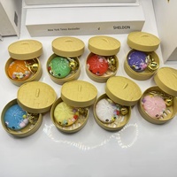 Porte-clés pendentif jouet pour enfants, design de dessin animé, motif sac Baozi (simulé en forme de sac de porc grillé), avec expressions colorées et motifs éclatants