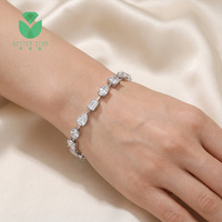 Collier tennis en diamant créé en laboratoire certifié IGI Betterstar, bracelet tennis en diamant cultivé en laboratoire en or 18K/14K, chaîne personnalisée