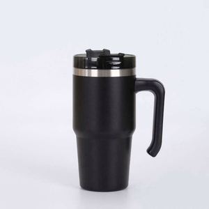 Vaso Térmico de Acero Inoxidable con Asa y Tapa para Viaje, Capacidad de 20 Onzas - Product Image 3