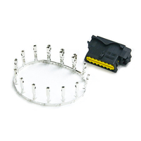 Connecteur OBD femelle 16 broches J1962 avec bornes en laiton, utilisé pour l'interface OBDII Renault ST-SOF-018