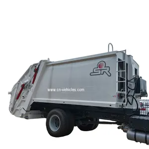 8 Tonnen Verdichter Müllwagen Karosserie von kunden spezifischen 14CBM Verdichter Müllwagen Transport Abfall Müll