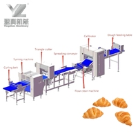 Nouvelle ligne de production multifonctionnelle de croissants et de desserts surgelés Ying Machinery Electric pour fabricants