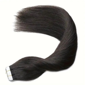 Extensiones de Cabello Adhesivas, Cabello Humano Natural Brasileño 100% Real, 20 Piezas, Lisas para Mujer - Product Image 4