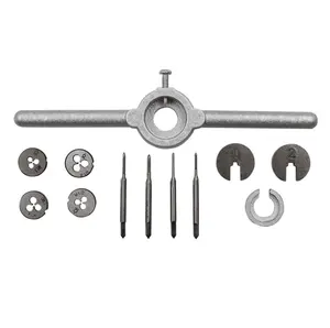 31Pcs/Set M1-M2.5 Mini Metric Metal Screw Thread Tap Threading Die Wrench Handle Tools Kit