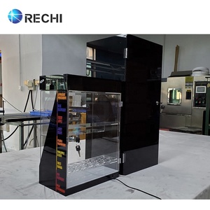 RECHI-expositor <span class=keywords><strong>de</strong></span> botellas <span class=keywords><strong>de</strong></span> maquillaje acrílico, personalizado, iluminado, con luz, Logo, letrero <span class=keywords><strong>para</strong></span> diseño <span class=keywords><strong>de</strong></span> tienda <span class=keywords><strong>de</strong></span> cosméticos - Product Image 4