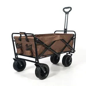 Heavy Duty Big Wheel Folding Wagon Good Selling Manufacturer Supplier Beach Folding Wagon