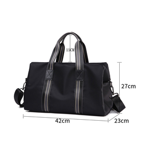 Sac de sport Oxford portable très demandé haute capacité unisexe mode étanche voyage Fitness élégant fermeture à glissière - Product Image 6