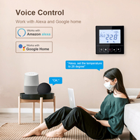Bandary Tuya Wifi Modbus Programmable Smart Fan Coil Unit Thermostat HVAC FCU Thermostat Contrôle de température pour climatiseur