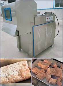 Máquina automática de corte de huesos de carne congelada Máquina cortadora de cubos de carne congelada de Canadá Máquina automática de corte de cubos de carne congelada - Product Image 3