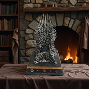 <span class=keywords><strong>Juego</strong></span> de resina trono modelo ornamento GTB06 hielo y fuego canción soporte pluma soporte decoración del hogar regalo - Product Image 5