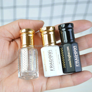 3ml 6ml 12ml Noir/blanc/clair Attar Oud Oil Flacon de <span class=keywords><strong>parfum</strong></span> en verre avec bouchon en aluminium et boîte d'emballage - Product Image 1