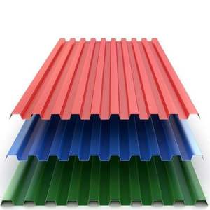 中国工厂出售彩色波纹铁板镀锌屋顶板锌廉价ppgi波纹钢金属屋顶板
