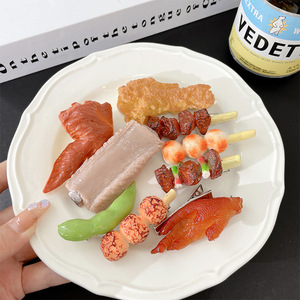 กิ๊บติดผมปีกไก่สำหรับผู้หญิงกิ๊บติดผมรูปอาหารแปลกใหม่3D ตลกใช้ได้จริง - Product Image 2