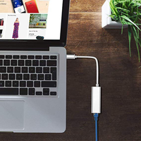 Adaptateur de carte réseau Ethernet Gigabit RJ45 USB Type C 1000 Mbps, adaptateur Ethernet USB C pour macbook
