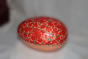 High Quality Kashmiri Paper Mache <b>Easter</b> <b>Egg</b> Shaped Home Decor <b>Boxes</b> Handicraft From India with Festive Touch - Product Image 3