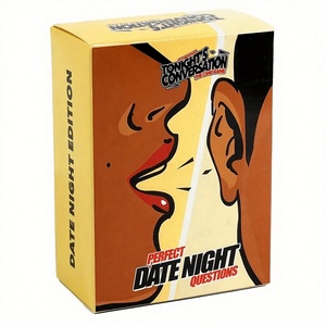 Carte da Gioco Personalizzabili per Appuntamenti Romantici con Domande in Inglese, in Carta Patinata per Conversazioni di Coppia e Interazioni Genitore-Figlio - Product Image 1