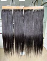 Closure en dentelle HD 5x5 Cheveux vierges, Topper de cheveux humains 100% lisses, Closure de cheveux en dentelle naturelle invisible pour femmes, Vente en gros