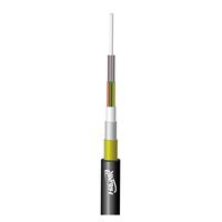 Kabel Serat Optik Mini ADSS Luar Ruangan G.652D Singlemode 2 Core PE Jacket untuk Jaringan FTTH dengan ISO9001