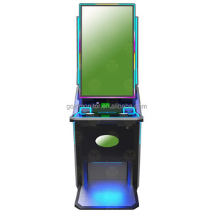 Chất lượng cao 43 inch dọc/J màn hình cong kim loại Video Trò chơi tủ với nâng cấp mới Puck khóa - Product Image 1