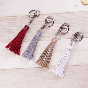 Pendentifs et breloques en similicuir à pompons pour <span class=keywords><strong>porte</strong></span>-clés, sacs, bijoux fantaisie, <span class=keywords><strong>porte</strong></span>-clés à pompon, breloque de sac à main, <span class=keywords><strong>porte</strong></span>-clés à suspendre - Product Image 5