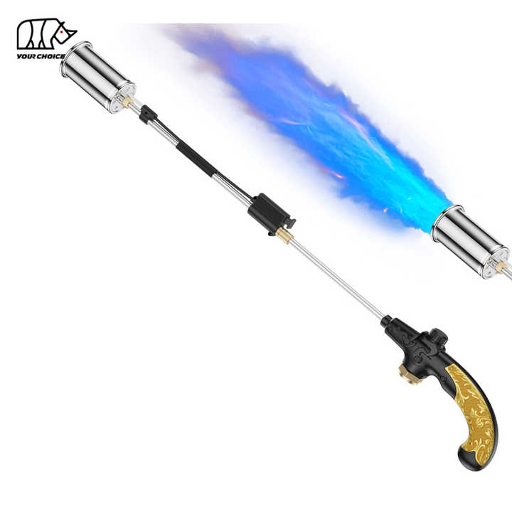 Inwelt Outdoor Portable Butane Gas Welding Torch Stainless Steel Tube