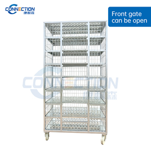 Boîte de rangement en métal robuste, cages à poulets commerciales, revêtement en poudre, capacité de 1000 kg à vendre, <span class=keywords><strong>cage</strong></span> à <span class=keywords><strong>chinchilla</strong></span> - Product Image 3