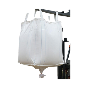 Ağır inşaat Jumbo toplu çanta spor üst emzik alt FIBC nefes 2650lbs SWL 35.4L X 35.4W X 43.3H yükleme 1000kg - Product Image 1
