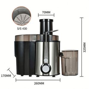 Extracteur de jus à froid automatique le plus populaire pour la maison, en acier inoxydable, pour légumes et fruits - Product Image 6