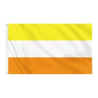 Drapeau Maverique OEM Jaune Orange 3x5 pieds Personnalisé en Polyester Impression Numérique Vente en Gros Usine pour Événements Nationaux