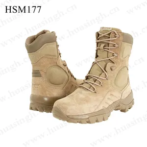 XC，天然麂皮鞋面战术靴8英寸高温土狼透气沙漠靴HSM177