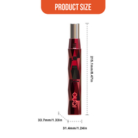 Nouveau design de briquet torche à flamme jet coupe-vent pour cuisine, barbecue extérieur et camping, avec logo